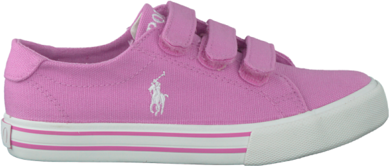 Rosa Polo Ralph Lauren Sneaker Slater Ez (800x785), Png Download