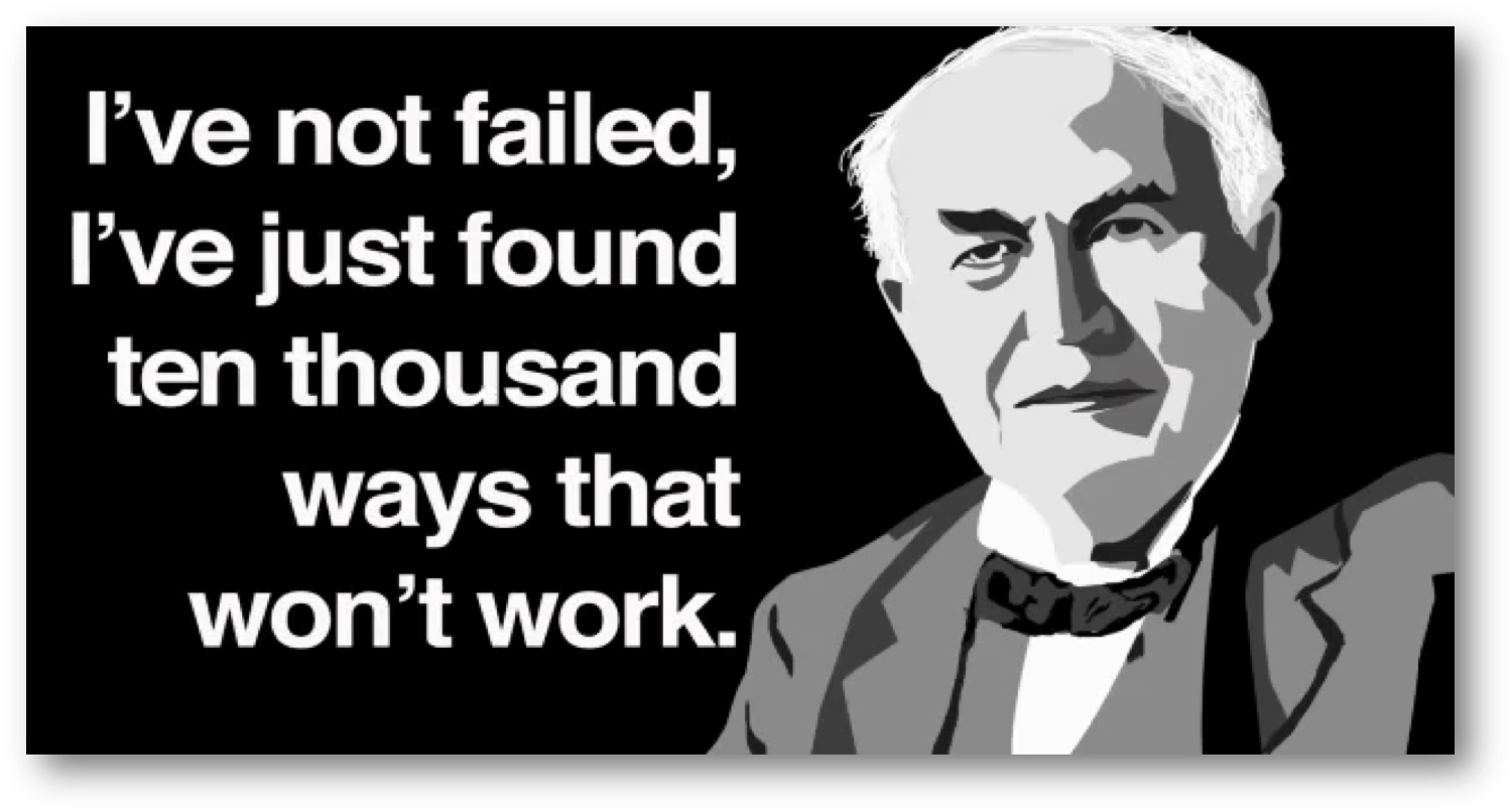 Failing To Innovate Thomas Edison - Hate Missing You (1515x821), Png Download