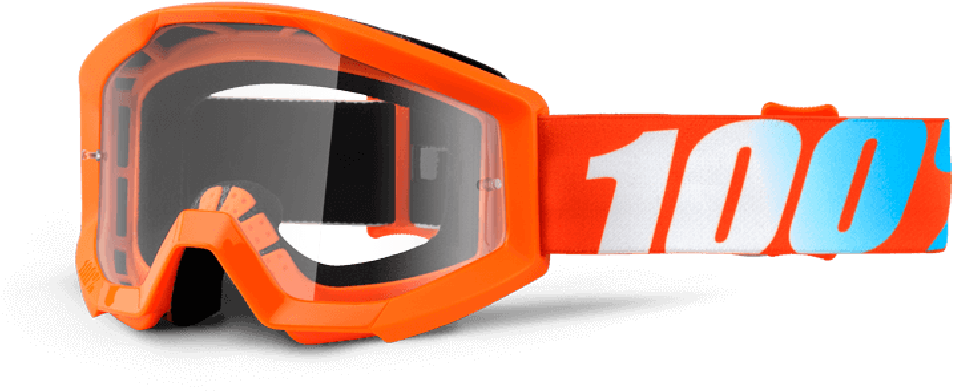 Fa15strjuniororg - 100% Goggles 100% Strata Youth Goggles Orange (1024x1024), Png Download