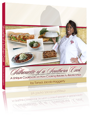 Silhouette Of A Southern Cook By Tonya Jacob-haggerty (400x490), Png Download