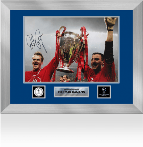 Skip To The End Of The Images Gallery - Dietmar Hamann Official Uefa Champions League Signed (700x700), Png Download