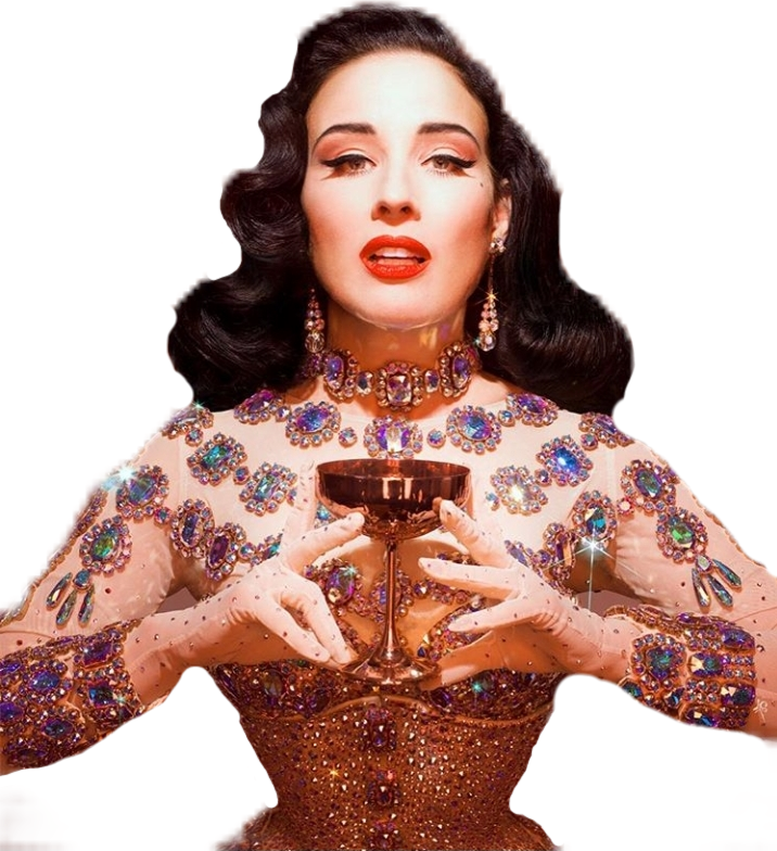 Dita Von Teese Copper Coupe (716x784), Png Download