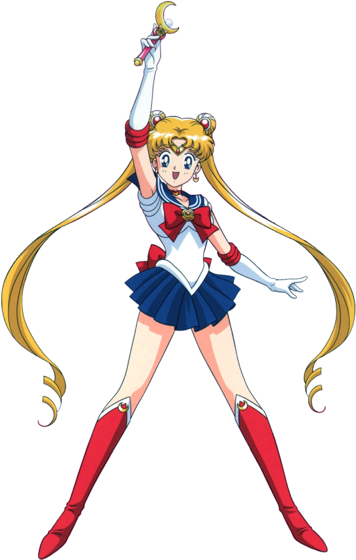 Usagi Tsukino "sailor Moon" - Sailor Moon Usagi Png (528x810), Png Download