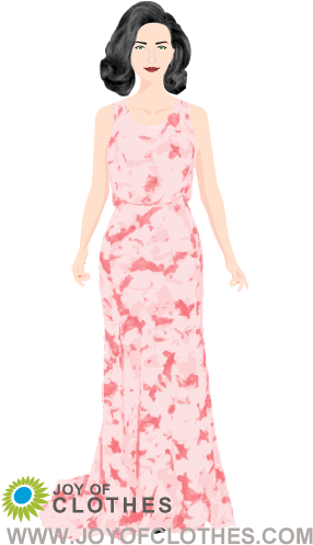 Dita Von Teese And Cointreau Launch Cointreau Poolside - Gown (300x520), Png Download