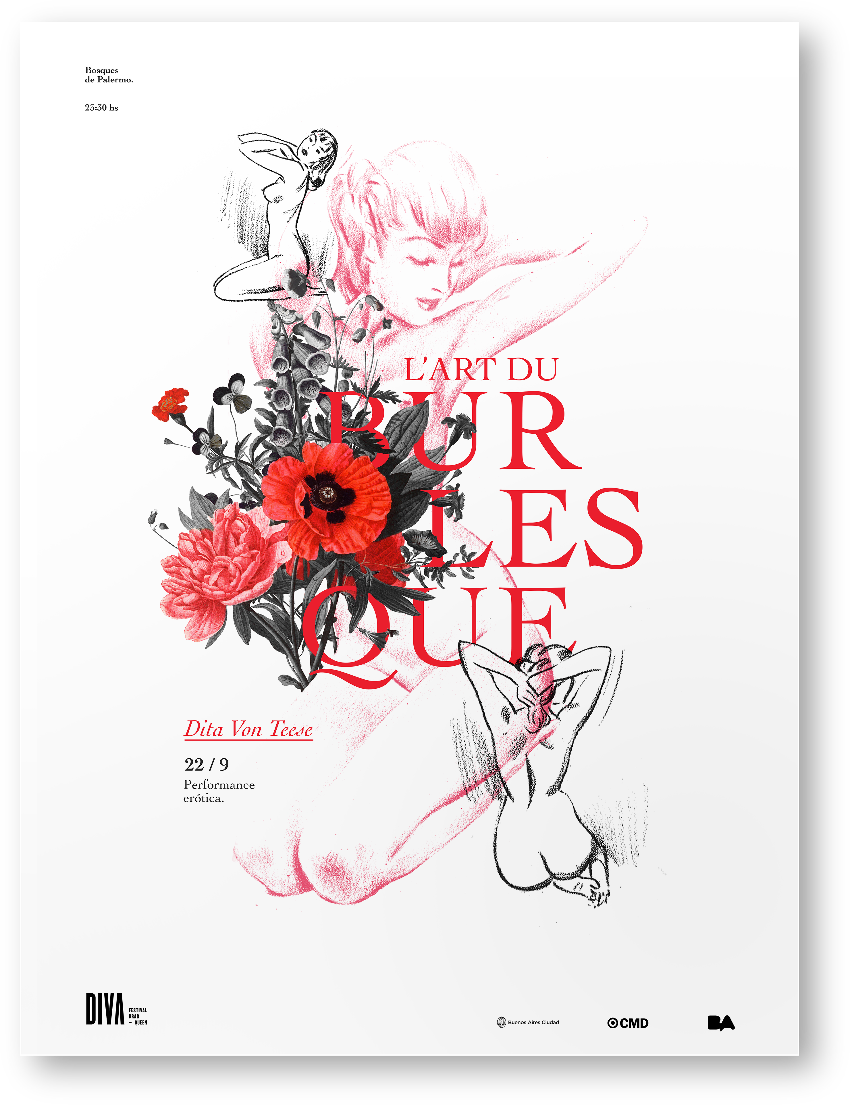 Red Barrel Studio 'vintage Florals Ii' Framed Graphic (3500x4130), Png Download