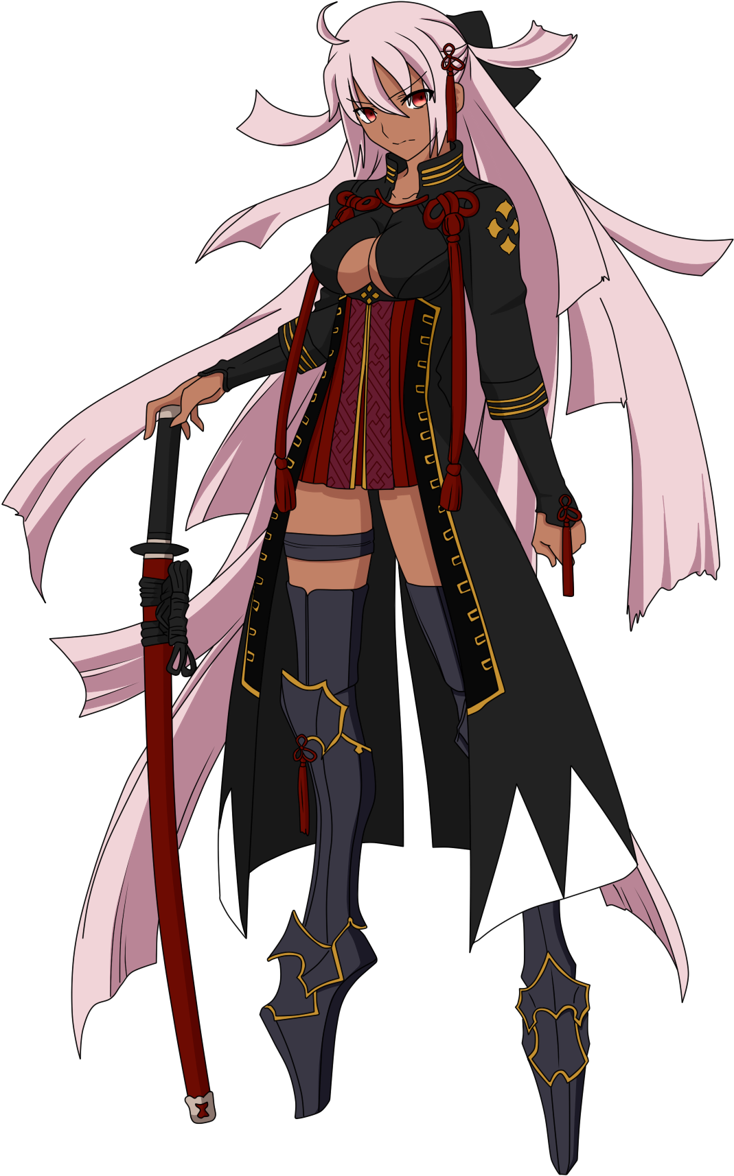 Okita Souji Fate Alter (1167x1766), Png Download