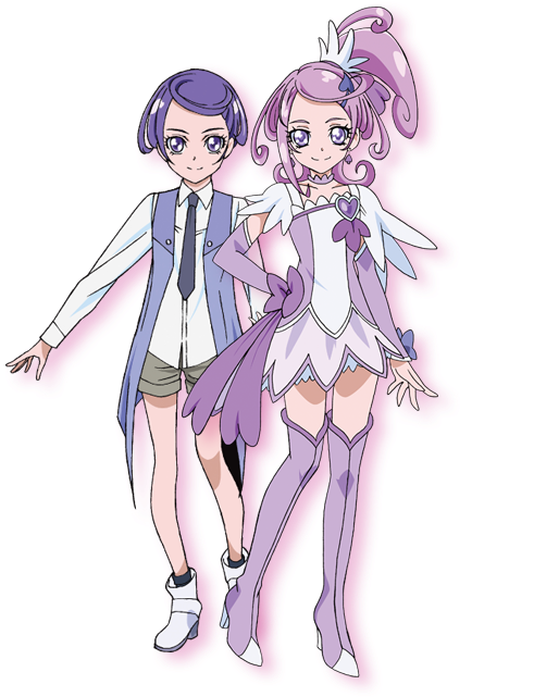 Pretty Cure Movie Cure Sword Pose - Doki Doki Precure Cure Sword (500x650), Png Download