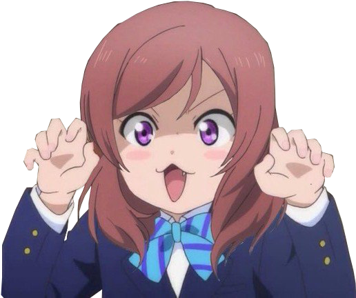 Love Live Rin Funny (556x454), Png Download