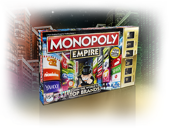 Monopoly Empire Edition Game - Hasbro Gaming Monopoly Empire Board Game (542x429), Png Download