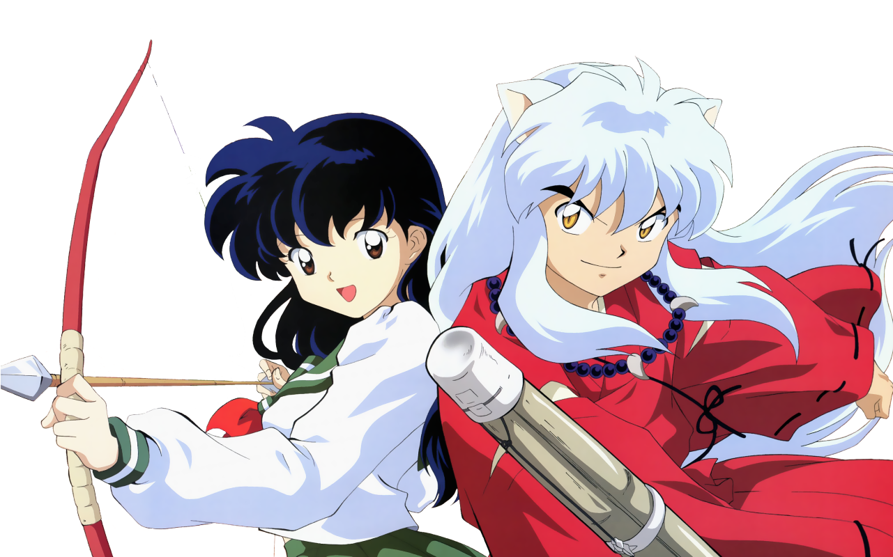 “ ““inuyasha And Kagome Transparent Made By Me, Feel - Inuyasha And Kagome Transparent (1280x852), Png Download