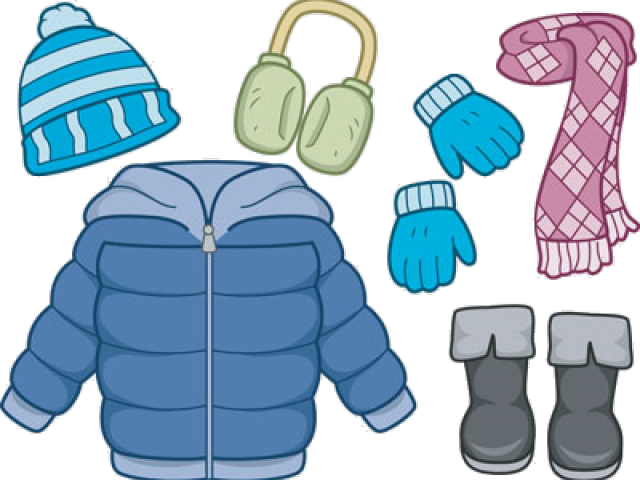 It's Always A Good Idea To Send Extra Clothing For - Coat Hat And Gloves (400x304), Png Download