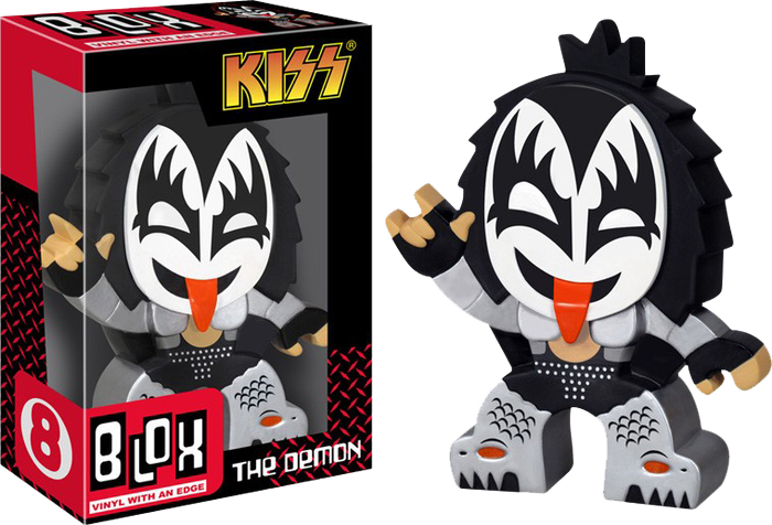 The Demon Blox Figure - Kiss - Gene Simmons The Demon Blox Vinyl Figure (700x476), Png Download