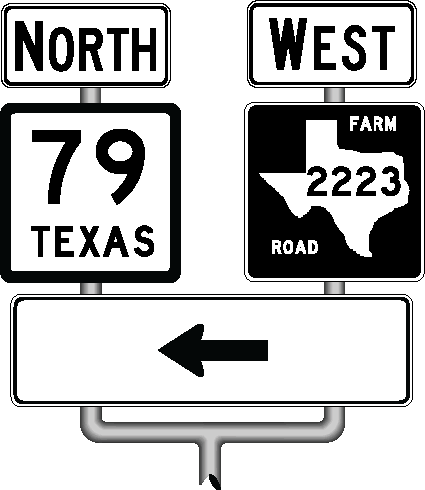 Extra Wide Directional Arrow - Sign (425x490), Png Download
