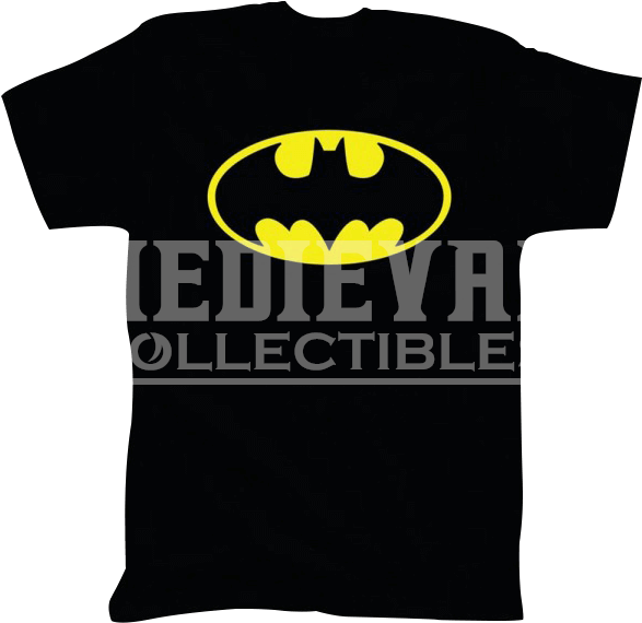 Mens Batman Logo T-shirt - Shoulder Cape Or Shoulder Cloak (586x586), Png Download