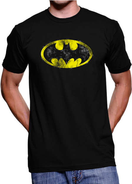 Vintage Batman Logo Png - Dr Rajkumar T Shirts (462x621), Png Download
