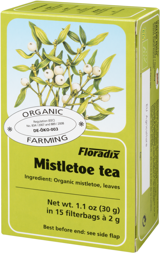 Mistletoe Herbal Tea 15 Bags (1000x1001), Png Download