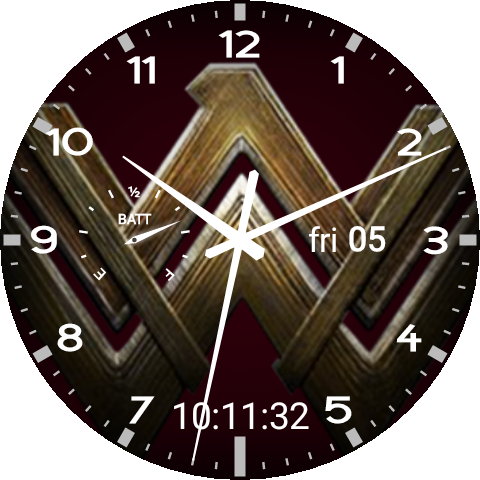 Wonder Woman - Wall Clocks (480x480), Png Download