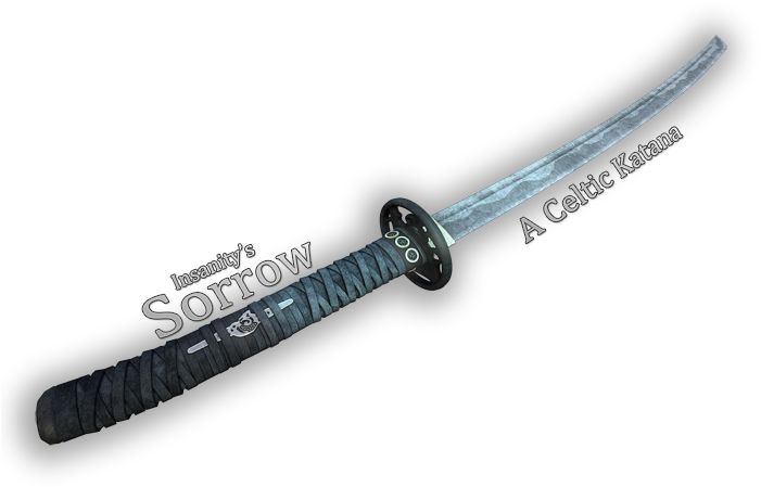 Celtickatana Title - Sabre (700x526), Png Download