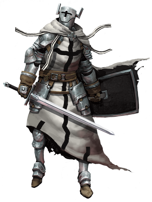 Medival Knight Png - Crusader Knight Concept Art (530x703), Png Download