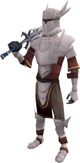 Runescape Knight (339x686), Png Download