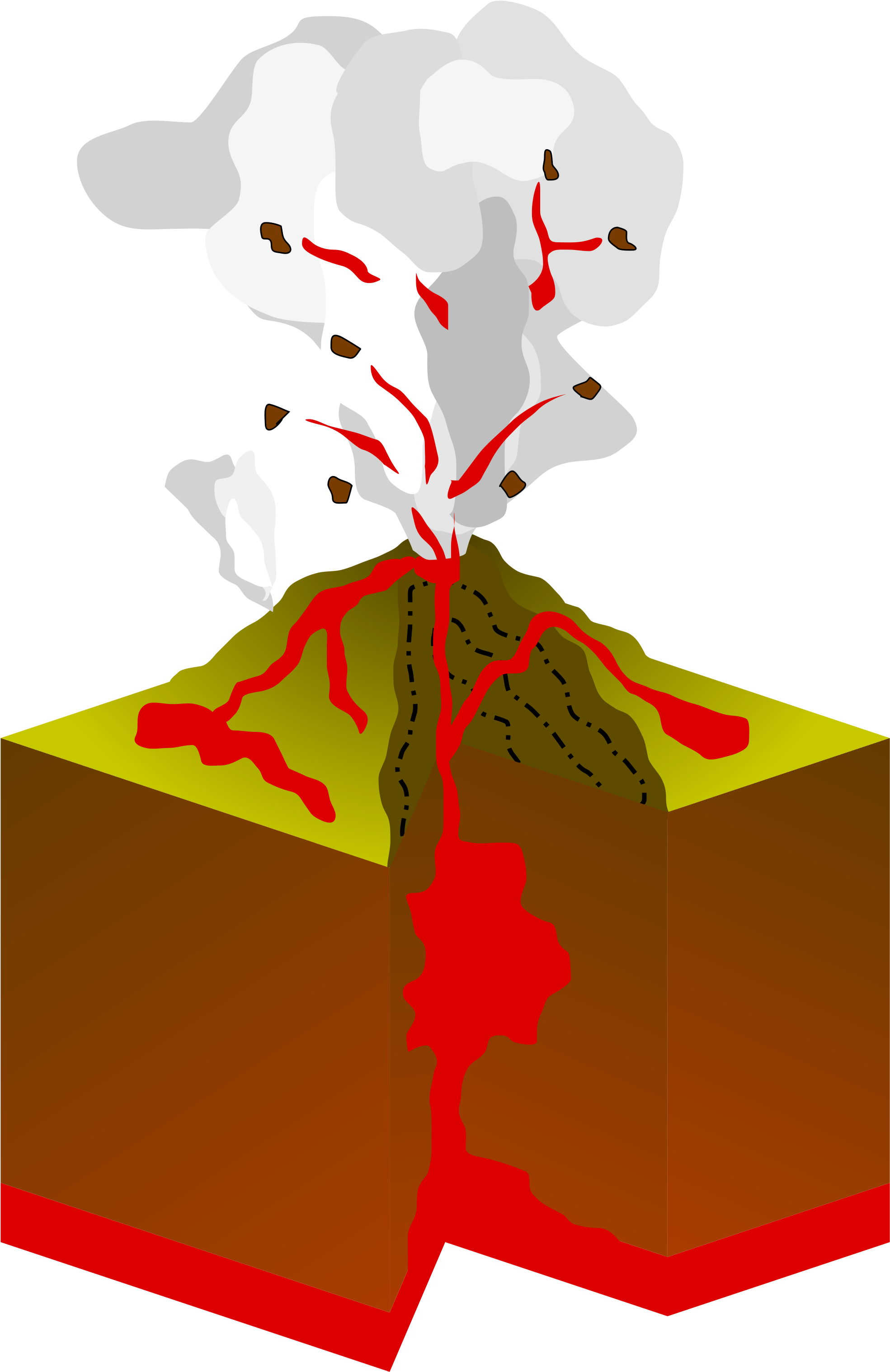 Volcano (2000x3066), Png Download