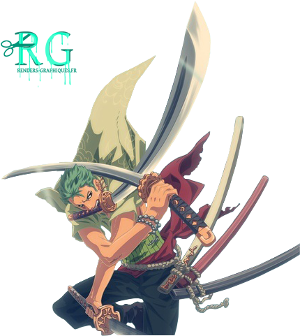Anime, Beautiful, And Boy Image - Roronoa Zoro (450x490), Png Download