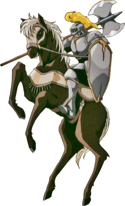 Axe Cavalier Fire Emblem (415x684), Png Download