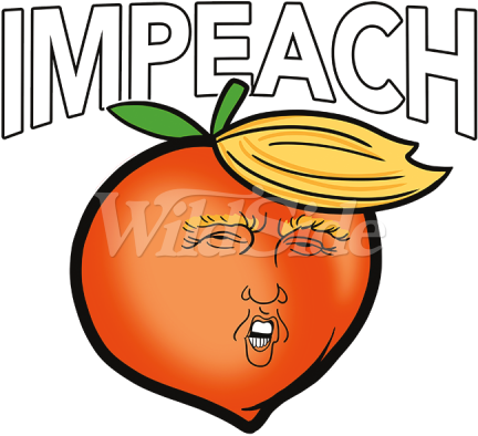 Impeach Trump Peach - Donald Trump (450x450), Png Download