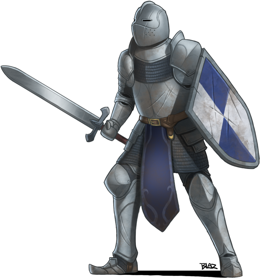 Transparent Knight Banner Royalty Free Library - Knights Transparent