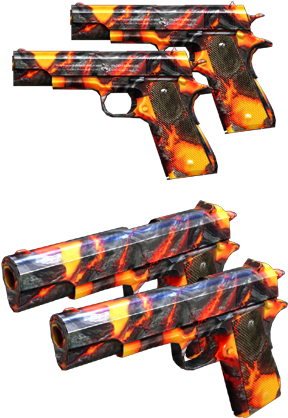 Dual Colt Volcano - Crossfire Dual Colt Volcano (300x500), Png Download