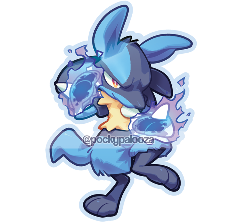 Lucario Acrylic Charm - Lucario (800x800), Png Download