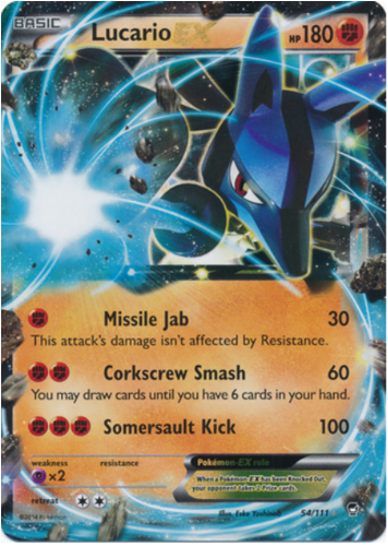 Lucario Ex (500x500), Png Download