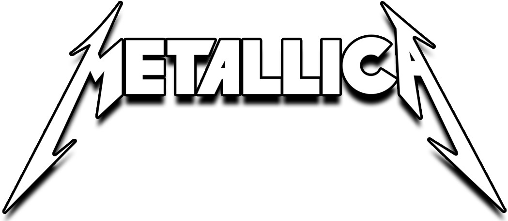 Metallica Logo Png Download - Metallica Png Logo White (1181x472), Png Download