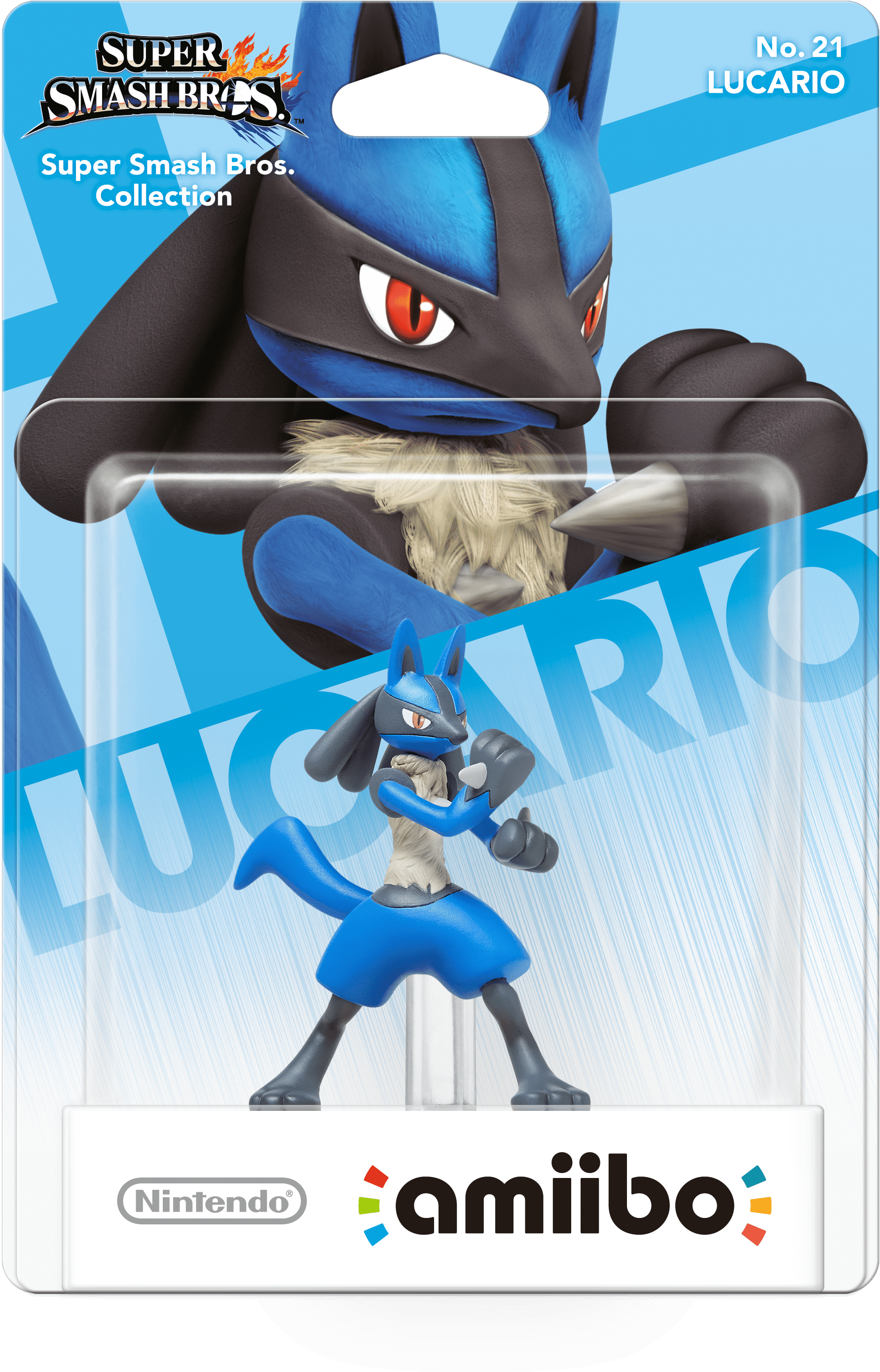 Lucario Amiibo Packshot - Super Smash Bros Amiibo Lucario (2146x2986), Png Download