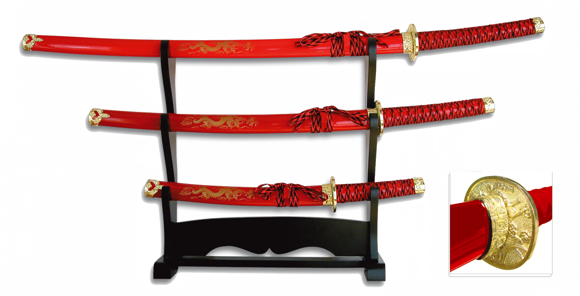 Katana Set Martinez Albainox Tole10 - Katanas Japonesas (1140x582), Png Download