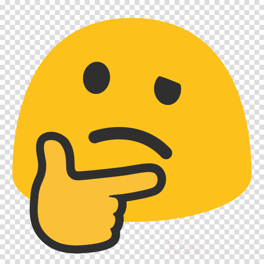 Thinking Emoji Png Transparent Clipart Emoji Thought - Ministry Of Food, Agriculture And Livestock (900x900), Png Download