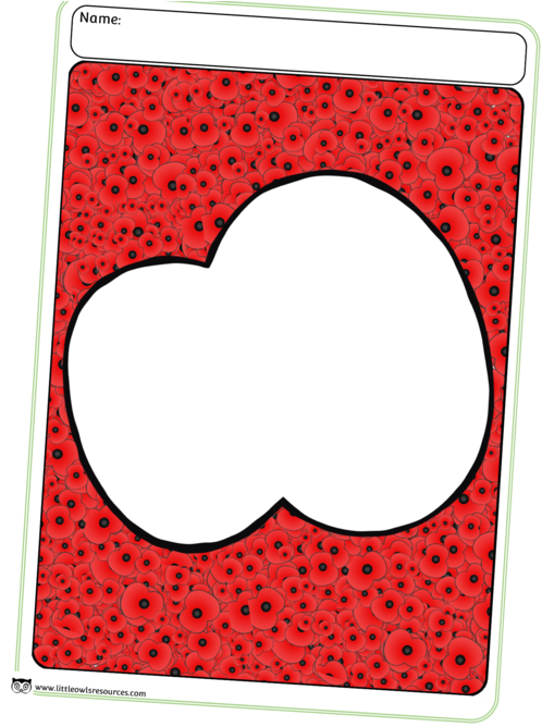 Poppy Outline On Poppiescover - Poppy (1000x667), Png Download