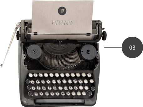 Print Typewriter, Punch Marketing, 2 Dowling Street, - Guide For The New Novelist: Advice (456x387), Png Download