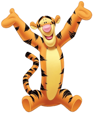 Winnie The Pooh Tigger Paws Up - Tigger Winnie The Pooh (400x400), Png Download