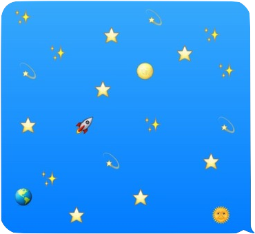 *moon-emoji* - Tumblr - Sun Moon And Star Emoji (500x358), Png Download