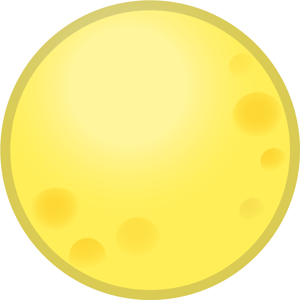 Full Moon Icon - Bengaluru (1024x1024), Png Download