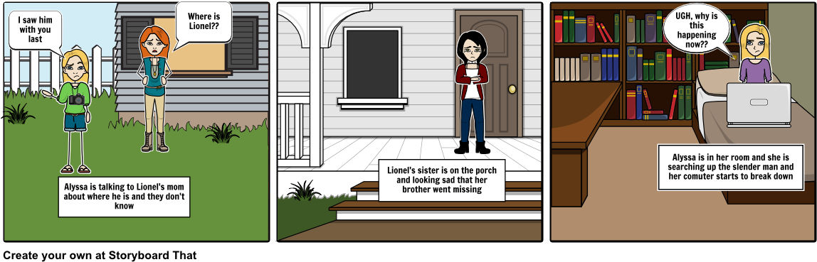 The Slender Man - Cartoon (1164x385), Png Download
