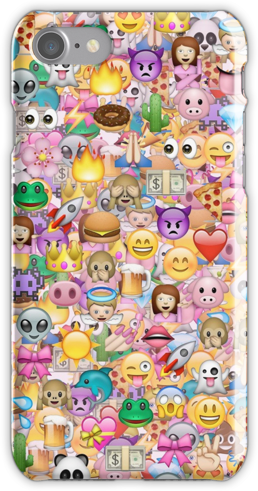 Download Happy Emoji Pattern Iphone 7 Snap Case - Cute Emoji Wallpaper ...