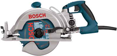 7-1/4" Worm Drive Circular Saw - Bosch Skil Saw (500x330), Png Download