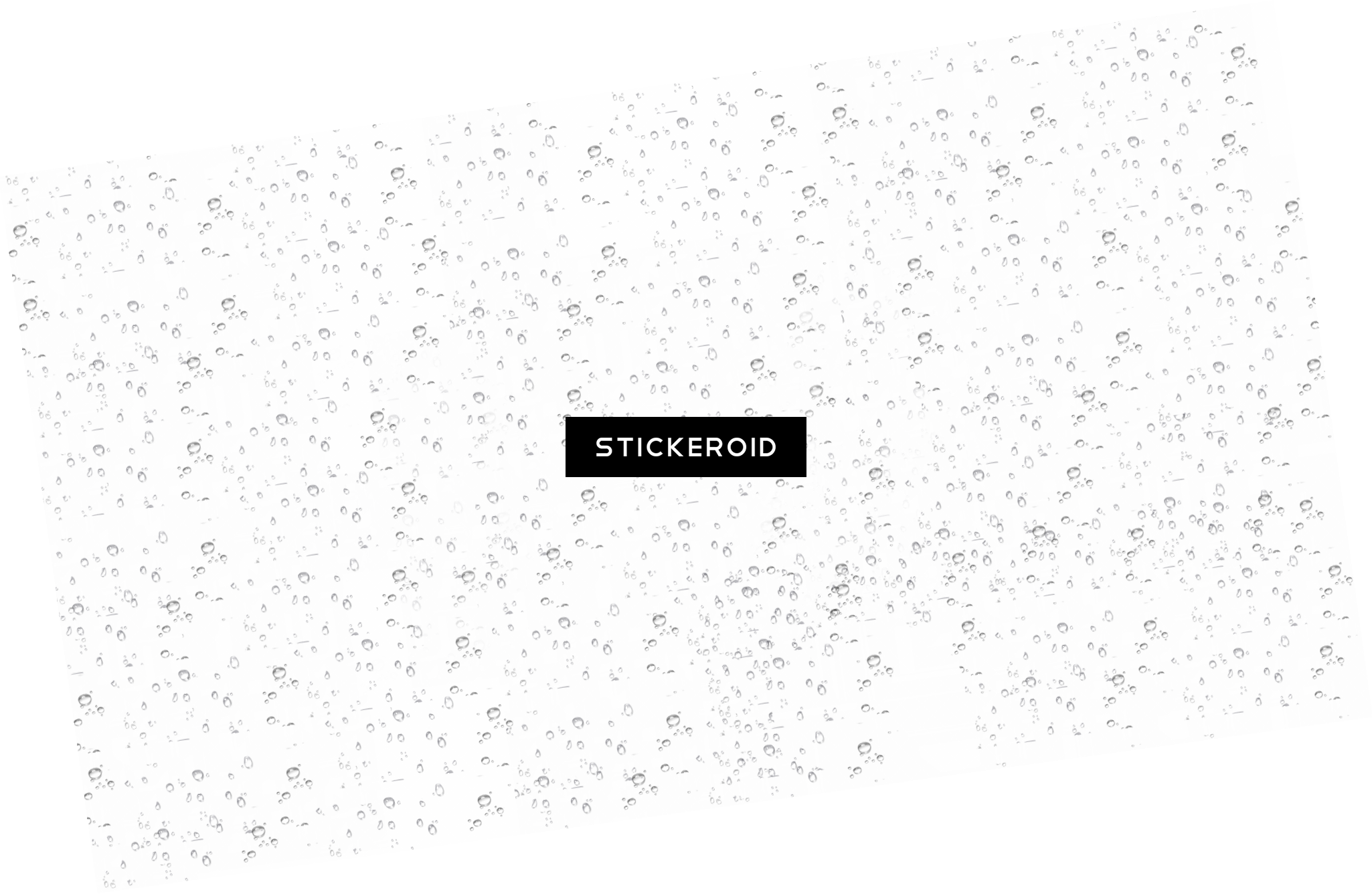 Rain Nature - Black-and-white (2050x1336), Png Download