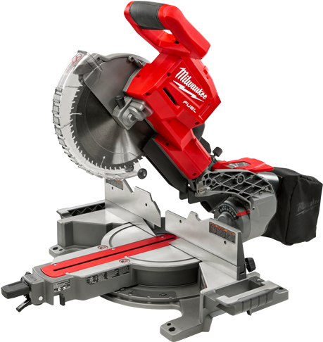 M18 Fuel™ 254mm Duel Bevel Sliding Compound Mitre Saw - Milwaukee 2734-21hd M18 Fuel Dual Bevel Sliding Compound (520x520), Png Download