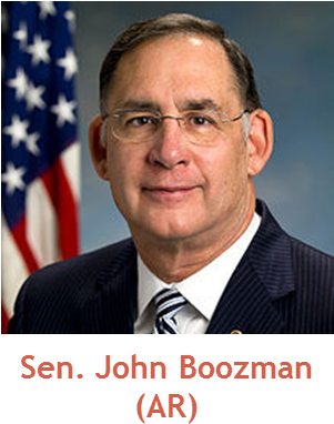New Ng9 1 1 Caucus Members - John Boozman (302x398), Png Download
