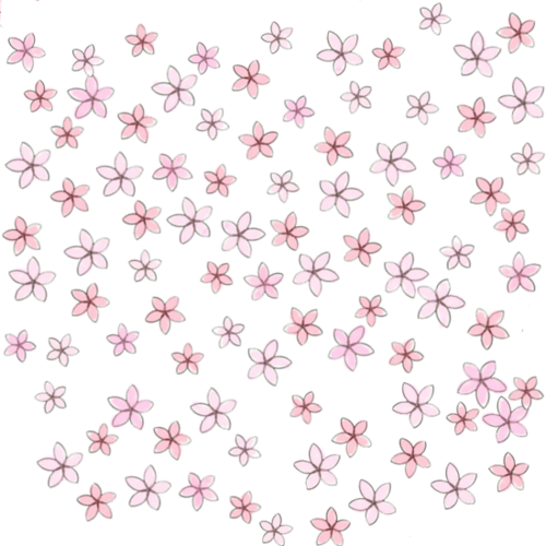 Flowers, Png, And Pink Image - Wallpaper (500x500), Png Download