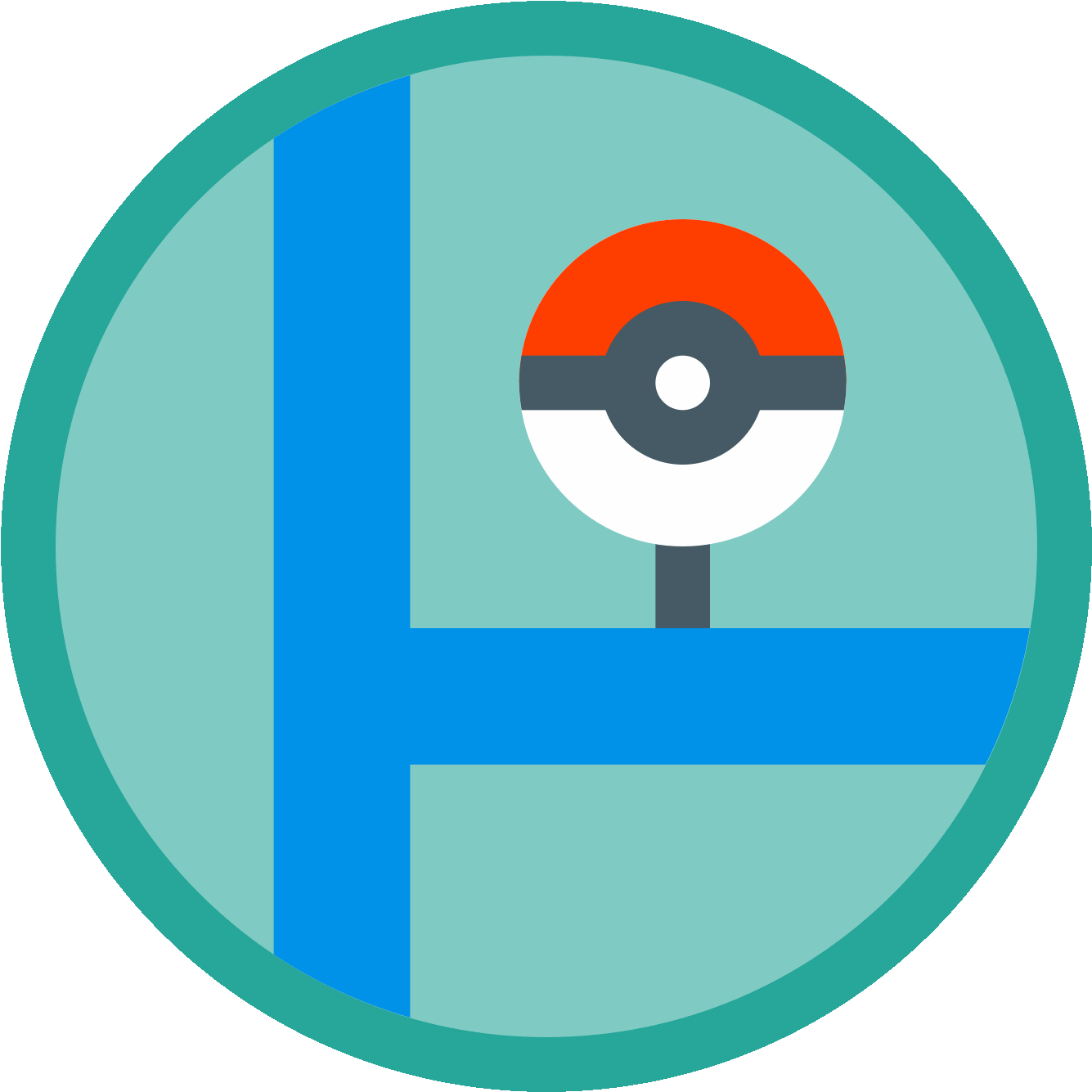 Map Pokemon Icon - Pokemon Icone (1600x1600), Png Download