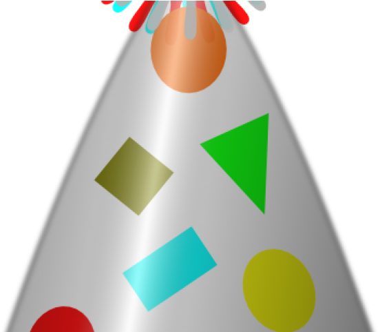 Transparent Background Party Hat Png (640x480), Png Download